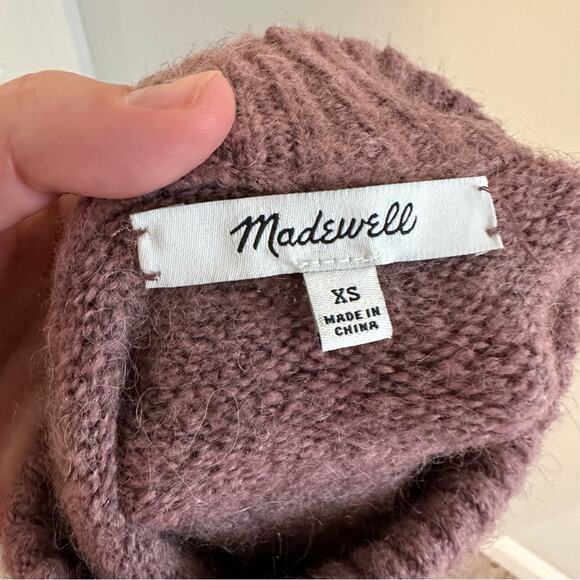 Madewell Purple Alpaca Wool Blend Sweater XS - Picture 11 of 11